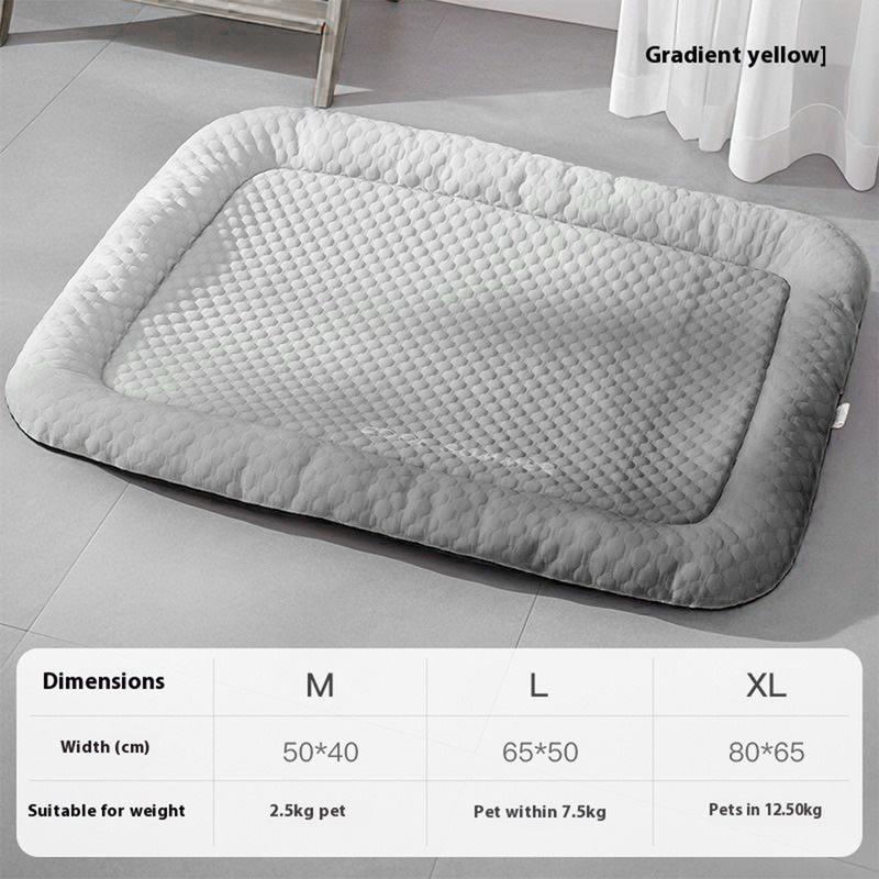 60%off ❄️Pet Cooling Mat for Dogs & Cats 🐾 Naturally Cool Ice-Silk Pad • Breathable, Washable & Soft (Copy)