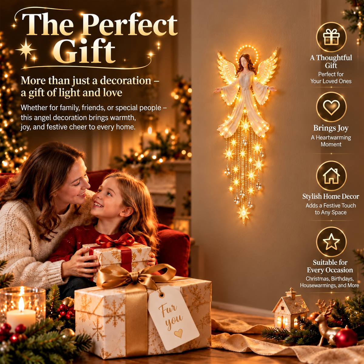 ๐ฅ Last Day 49% OFF โ Angelโs Blessing Falling Star Wall Lamp๐