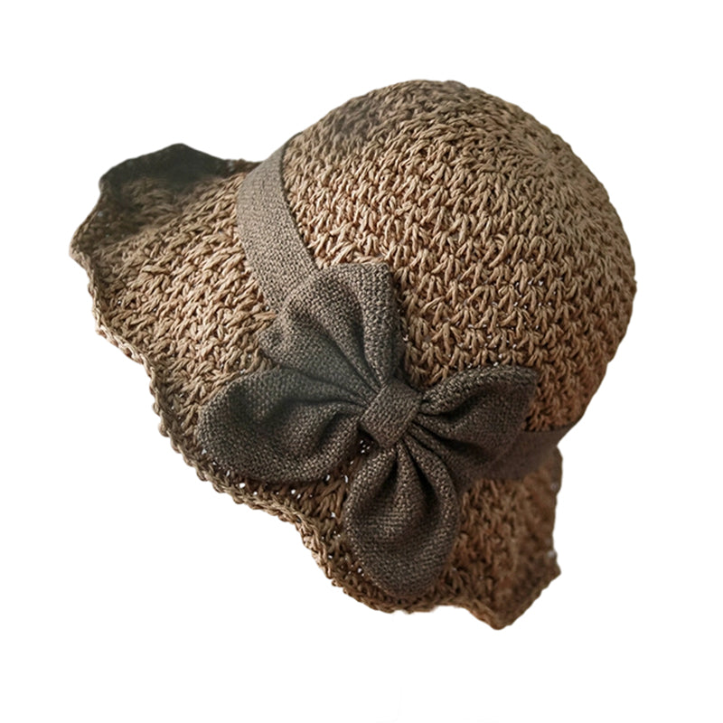 π§’ 48% OFF NOW! π Elegant Woven Straw Sun Hat with Bow β Breathable, Foldable & Perfect for Beach & Travel π