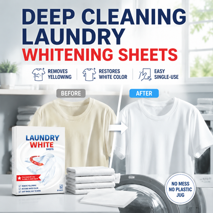 🤍Deep Cleaning Laundry Whitening Sheets🌿