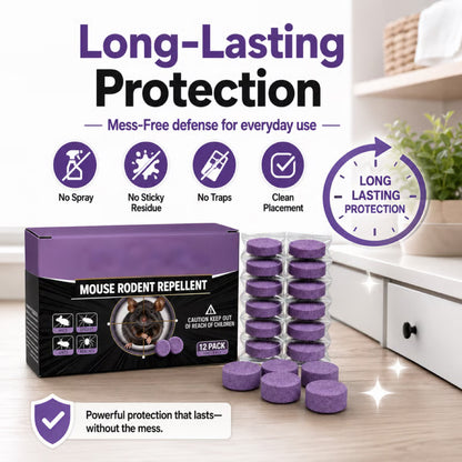 🐭 🐭12-Pack Rodent Repellent Balls for Home Kitchen--🌿 A SCENT BARRIER THEY DON’T WANT TO STICK AROUND