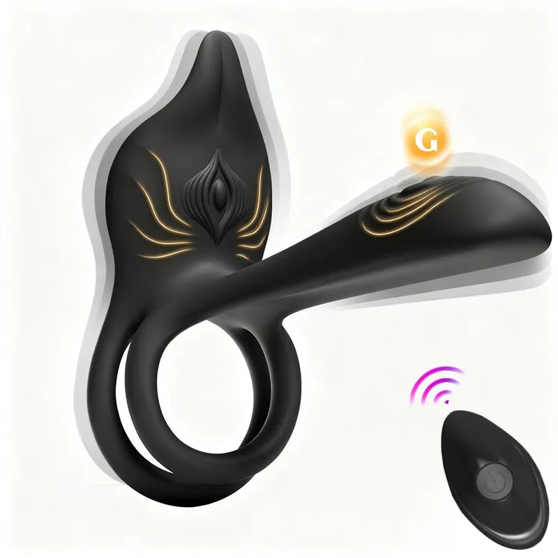 🎁Remifa™ Enchanted Girl Luxe Smart Vibrating Ring – App-Controlled Pleasure for Couples 💫