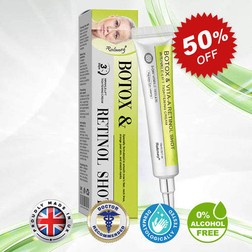💥🍈Made and shipped from the UK 💫Rolimey® Botox & Vita-A Retinol Shot Wrinkle-Lift Tightening cream - Last Day Promotion 70% OFF