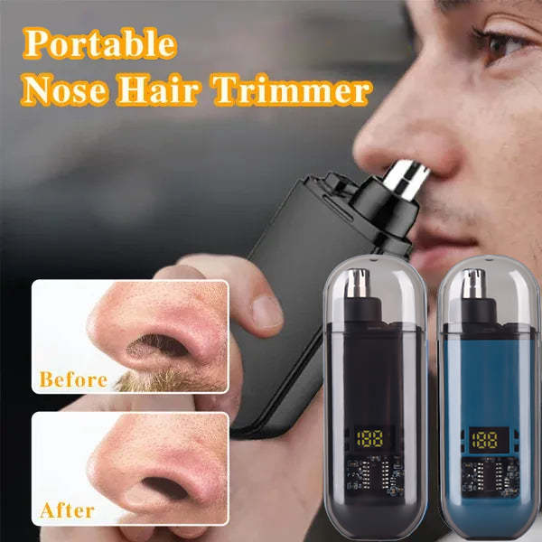 ✂️🎁HOT SALE 50% OFF💕Rechargeable Portable Digital Display Nose Hair Trimmer