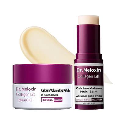 🌹[Dr.Meloxin Official] Collagen Lift Eye Balm Stick + Eye Patch Set