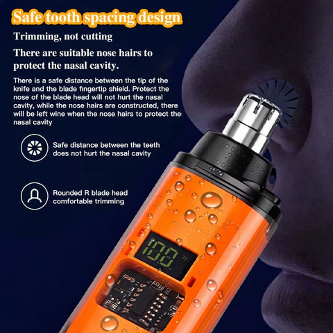 ✂️🎁HOT SALE 50% OFF💕Rechargeable Portable Digital Display Nose Hair Trimmer