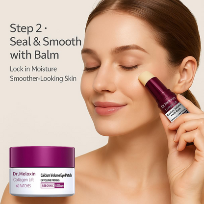 🌹[Dr.Meloxin Official] Collagen Lift Eye Balm Stick + Eye Patch Set