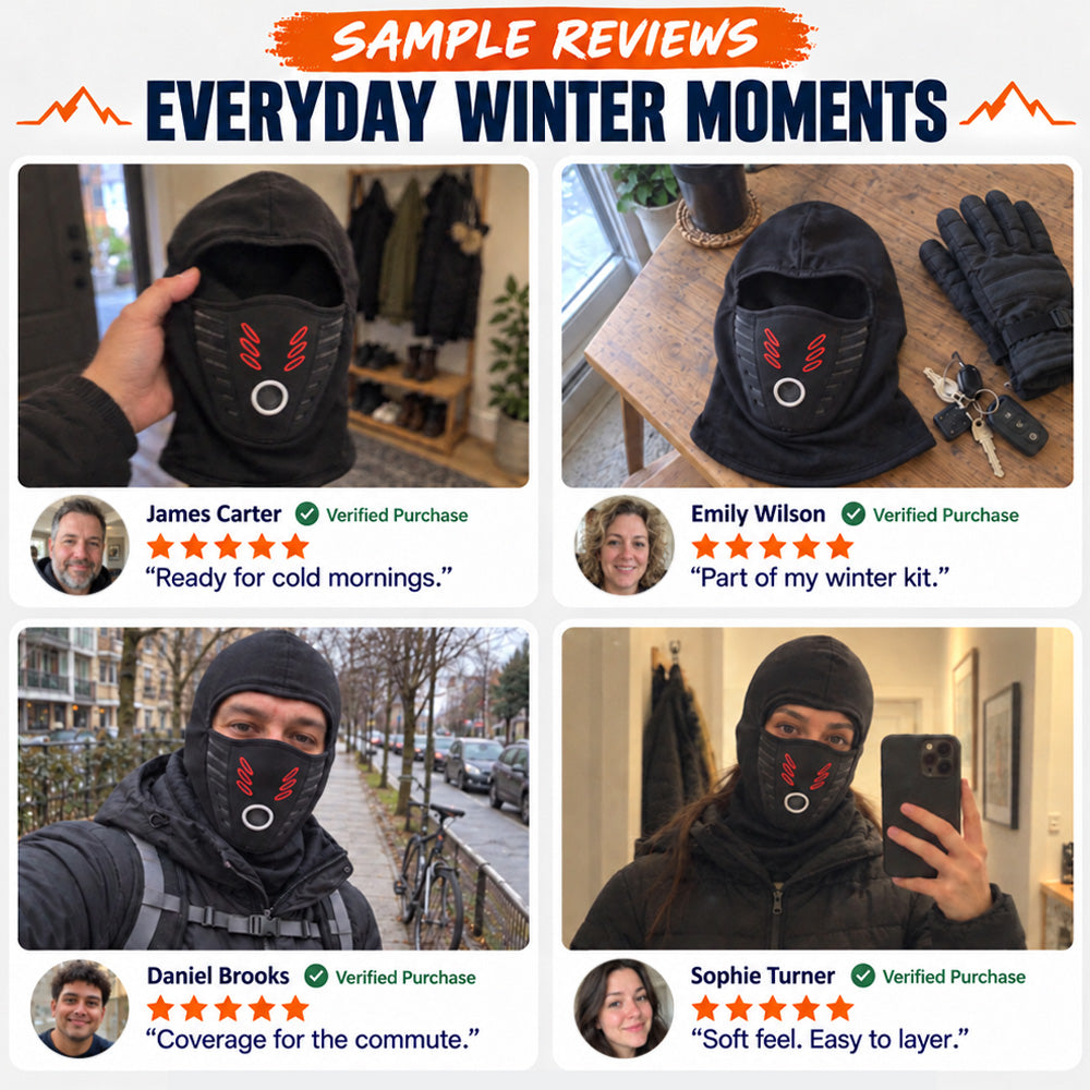 🔥Full-Face Windproof, Winter Warmth❄️ Unisex Full Face Mask – Full Coverage, Windproof & Warm ✨
