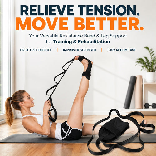 🦶Multifunctional Foot & Leg Stretching Strap - Training & Rehabilitation