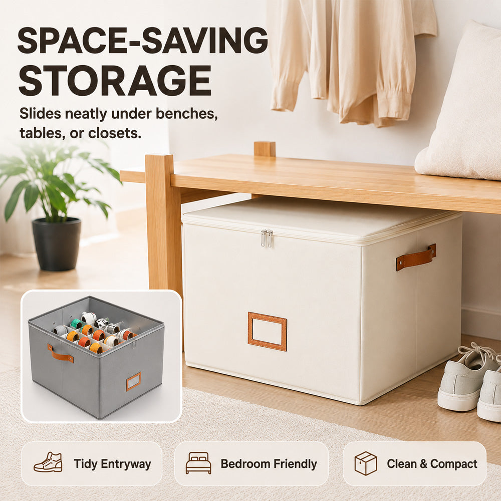 💥Fabric shoe organizer, storage box