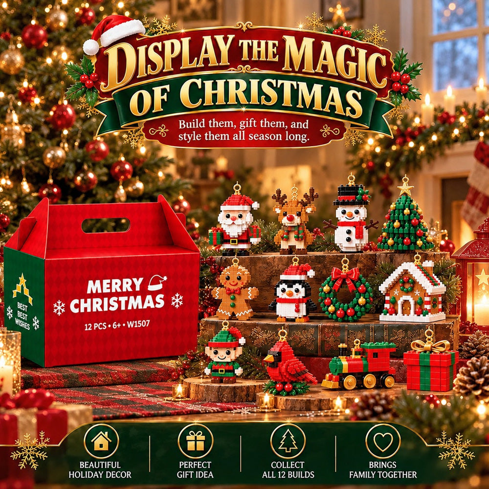 upsell-⏳ Last day to save 49% – 🎄 12-Day Mini Christmas Ornament Advent Calendar | 12 unique festive buildable designs with hanging loops—perfect for decorating Christmas trees, wreaths, and holiday displays 🧱 (Copy)