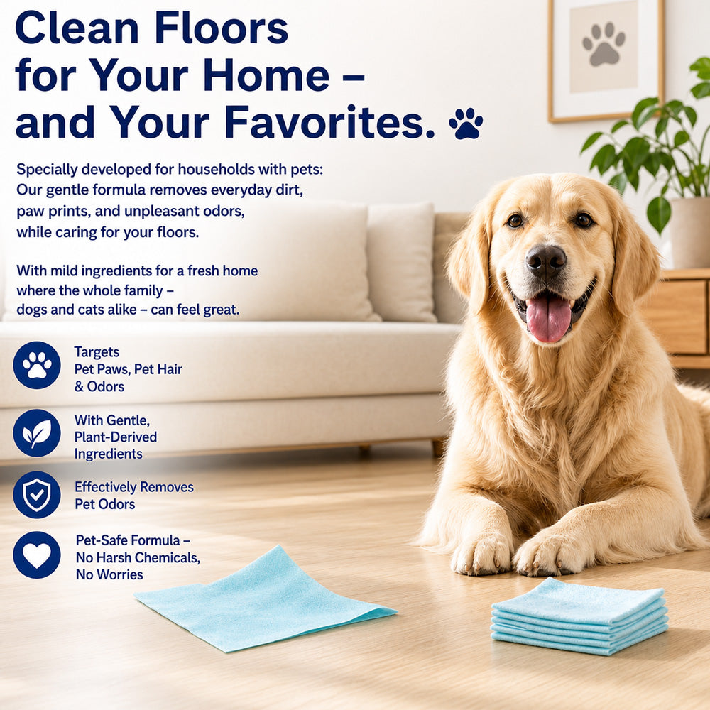 🥳2026 HOT SALE🥳💞50K+ SOLD!⏳✨ 50% OFF! Water‑Soluble Floor Sheets – Just drop in water, no measuring. Cleans & shines all floors. Safe & streak‑free. 120 sheets pack. Your daily helper. 🧹💧