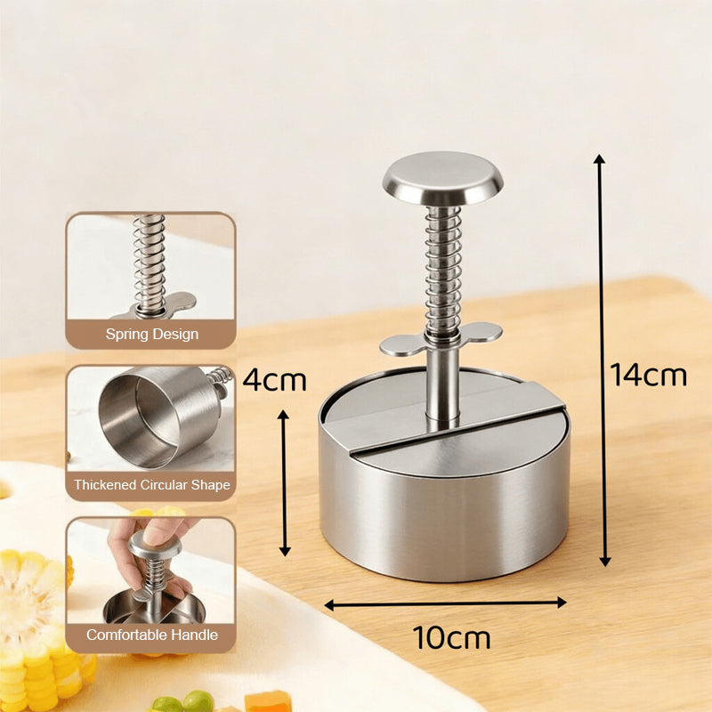 🍔 Perfect Burgers in 1 Press! The Ultimate Spring-Loaded Patty Maker — Stop Cooking Uneven, Crumbly Messes!