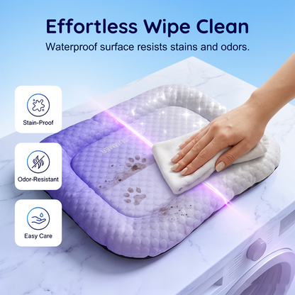 60%off ❄️Pet Cooling Mat for Dogs & Cats 🐾  Naturally Cool Ice-Silk Pad • Breathable, Washable & Soft (Copy)