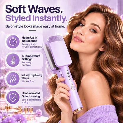 ✨ 50% OFF! 32mm Waver – Soft Waves, Full of Glamour! 🌊 4 temperature settings, ready to use in around 10 seconds, with ionic technology.