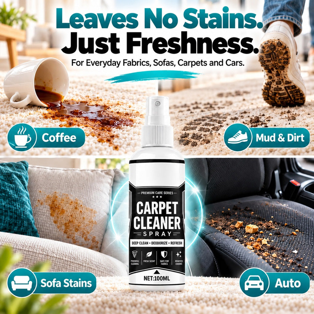 🏆  🛋️Buy 2 Get 1 Free🎁 Deep Clean Carpet Spray – Industrial-Strength Formula | Perfect for Auto Interiors, Sofas & Rugs, Effortless Stain Removal ✨