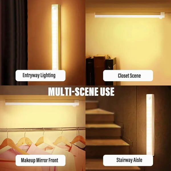 🎁Last Day Buy 2 Get 1 Free💡 Punch-free Smart Sensor Magnetic Rechargeable LED Lights -Remifa®