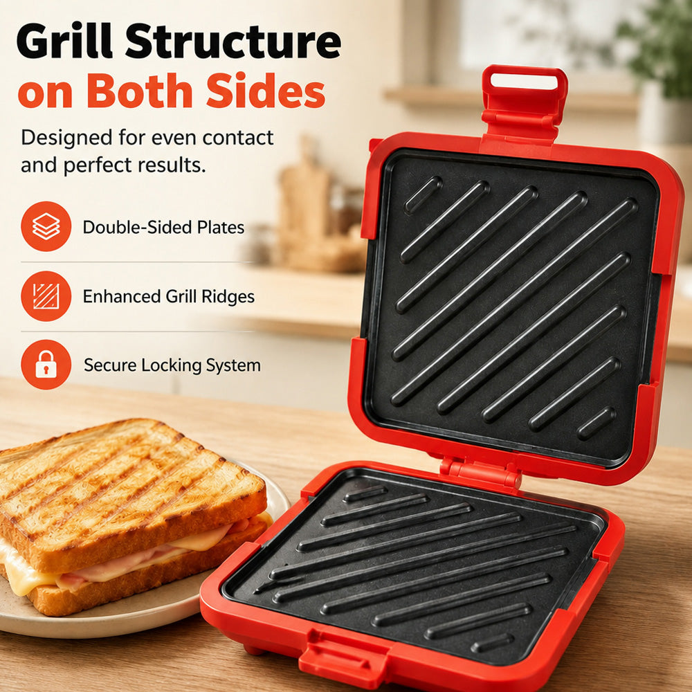 🥪 LIMITED-TIME OFFER—50% OFF! 🔥 Microwave Toaster & Sandwich Maker – Fast Cooking, Non-Stick & Easy to Clean ✨