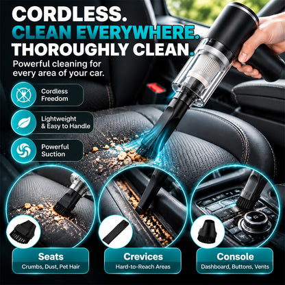 📢📢50% OFF !! ⏰ 2026 Upgraded Cordless Car Vacuum Cleaner — Compact, Lightweight & Easy to Use🚗🚗