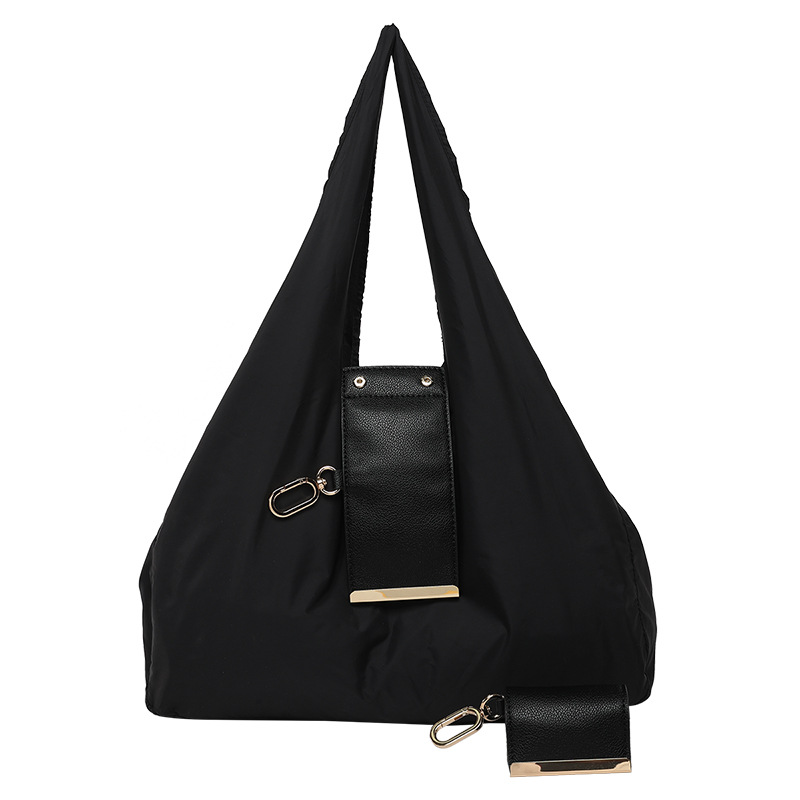 keychain tote-BLACK