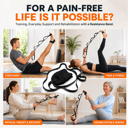 🦶Multifunctional Foot & Leg Stretching Strap - Training & Rehabilitation