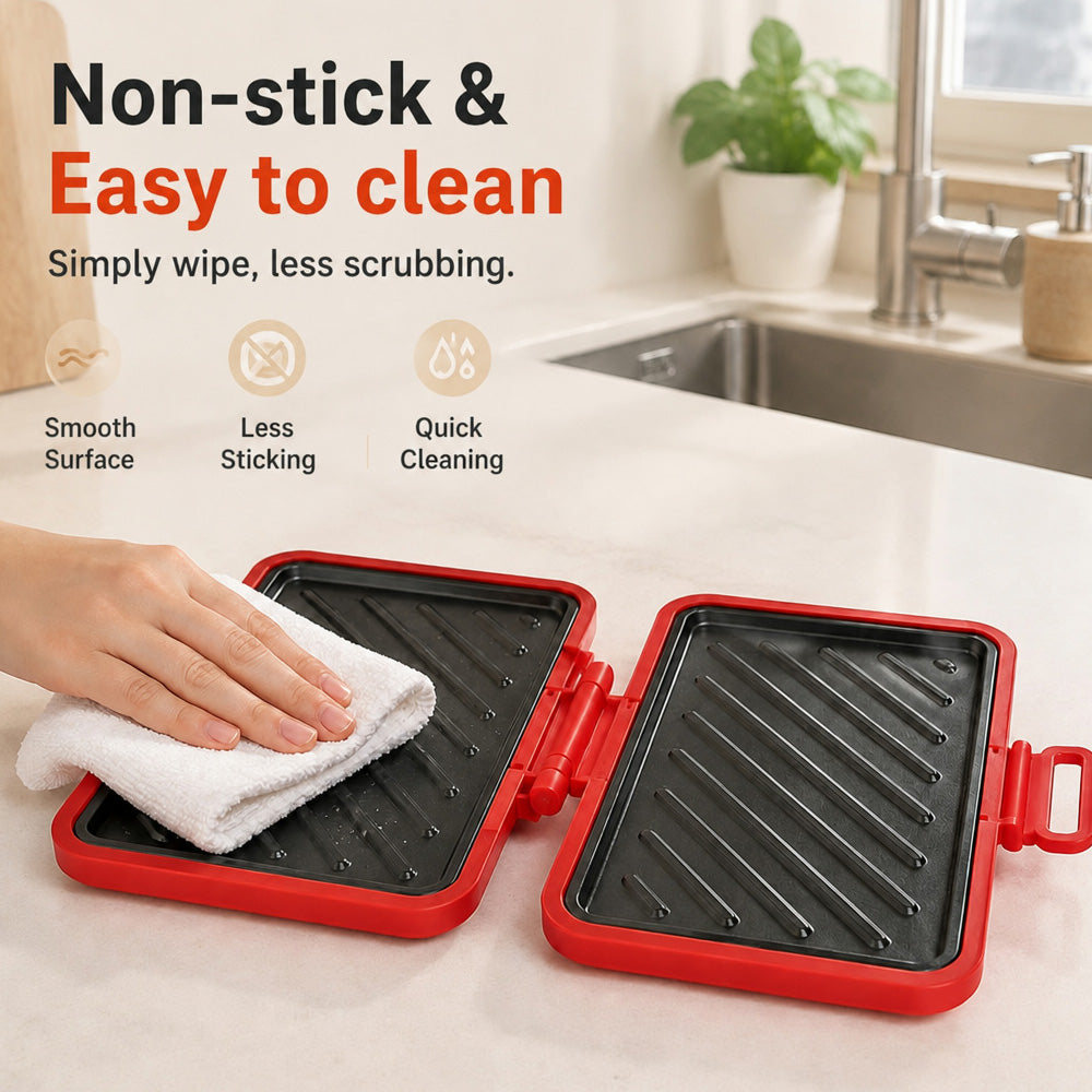 🥪 LIMITED-TIME OFFER—50% OFF! 🔥 Microwave Toaster & Sandwich Maker – Fast Cooking, Non-Stick & Easy to Clean ✨