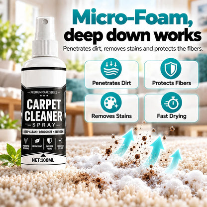 🏆  🛋️Buy 2 Get 1 Free🎁 Deep Clean Carpet Spray – Industrial-Strength Formula | Perfect for Auto Interiors, Sofas & Rugs, Effortless Stain Removal ✨