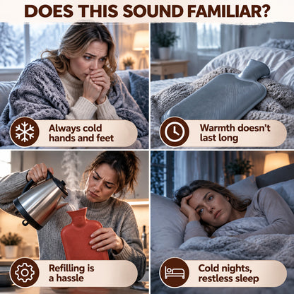 Rechargeable hot water bottles, heat packs, explosion-proof heat pads