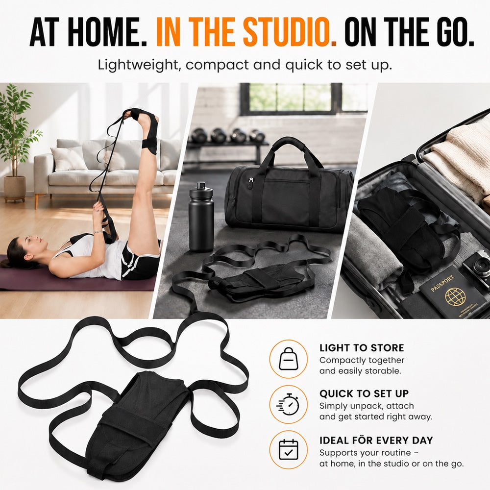 🦶Multifunctional Foot & Leg Stretching Strap - Training & Rehabilitation