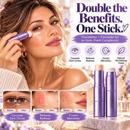 upsell-🌿2-in-1 Color-Changing Foundation Stick，A Creamy Formula for a Smooth Feel