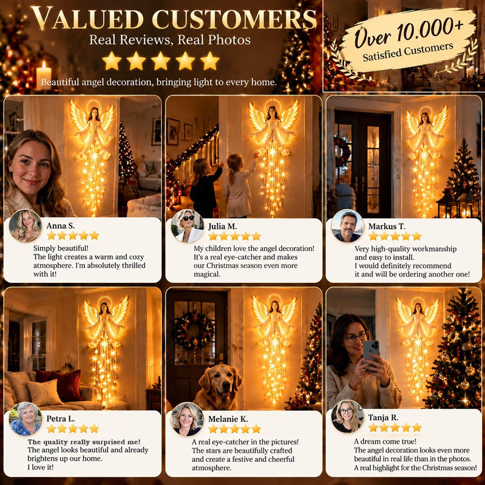 🔥 Last Day 49% OFF – Angel’s Blessing Falling Star Wall Lamp🌙