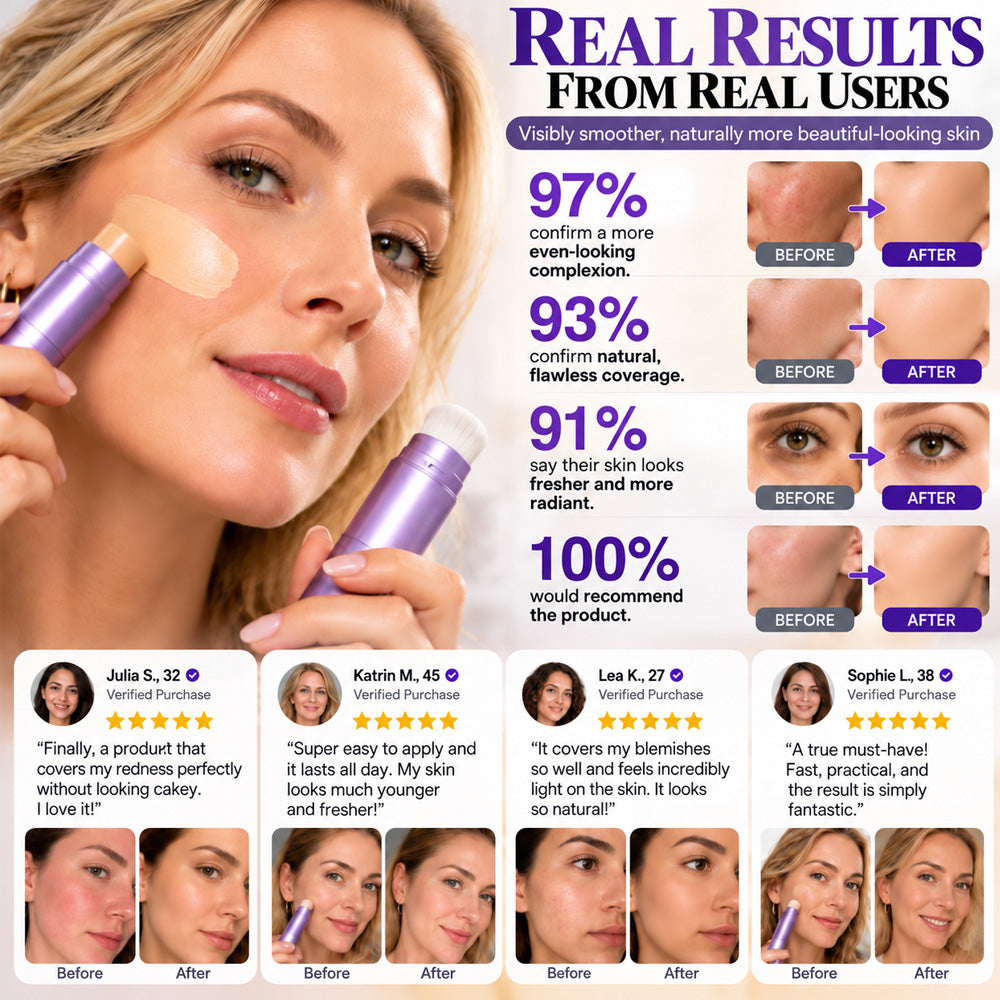 upsell-🌿2-in-1 Color-Changing Foundation Stick，A Creamy Formula for a Smooth Feel