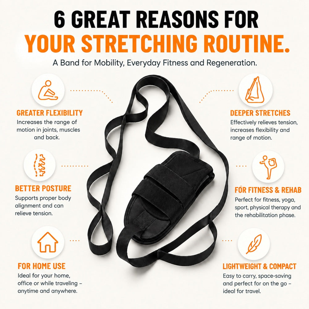 🦶Multifunctional Foot & Leg Stretching Strap - Training & Rehabilitation