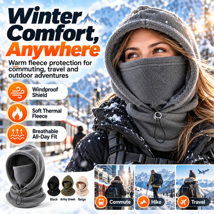 ⌛❄️Limited‑Time 60% OFF ❄️ 3-in-1 Coverage | Thermal Balaclava Face Mask with Adjustable Drawstring