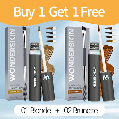 💜Wonderskin WONDER BLADING Dream Brow Gel Serum – Waterproof, Volumising, Buildable Colour & Brow-Boosting Care for Fuller, Healthier Brows Makeup