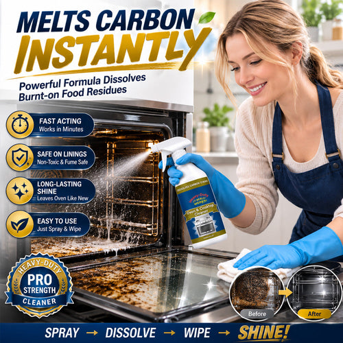 💥 LAST DAY SALE｜50% OFF 🌻Heavy Duty Oven & Cooktop Cleaner Spray