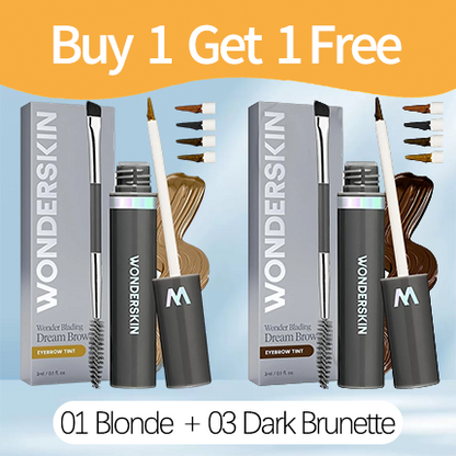 💜Wonderskin WONDER BLADING Dream Brow Gel Serum – Waterproof, Volumising, Buildable Colour & Brow-Boosting Care for Fuller, Healthier Brows Makeup