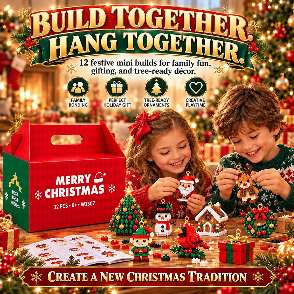 upsell-⏳ Last day to save 49% – 🎄 12-Day Mini Christmas Ornament Advent Calendar | 12 unique festive buildable designs with hanging loops—perfect for decorating Christmas trees, wreaths, and holiday displays 🧱 (Copy)