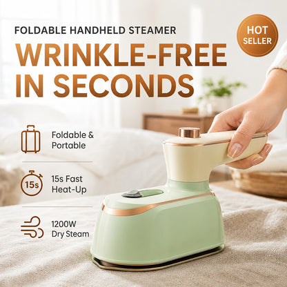 👚LAST DAY 50% OFF⚡Foldable Handheld Steamer with 180° Rotating Handle💥