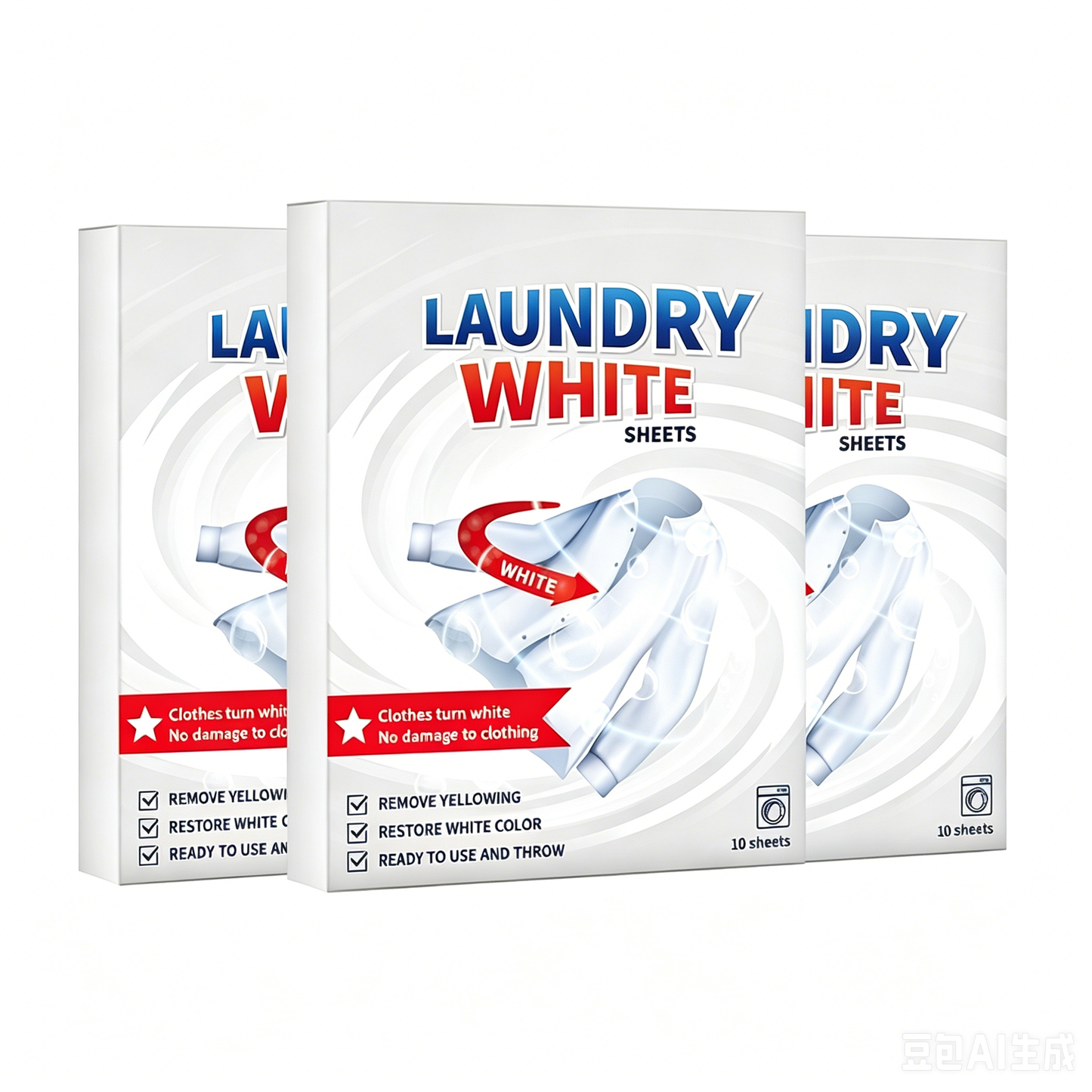🤍Deep Cleaning Laundry Whitening Sheets🌿