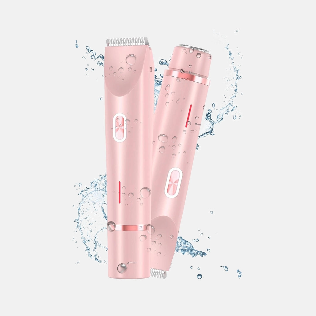 🔥 2-in-1 Painless Bikini Hair Trimmer ✨ Upgraded version: LCD display + long battery life + powerful and quiet operation + full body hair removal