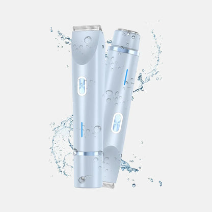 🔥 2-in-1 Painless Bikini Hair Trimmer ✨ Upgraded version: LCD display + long battery life + powerful and quiet operation + full body hair removal
