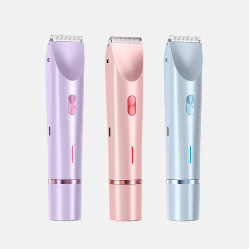 🔥 2-in-1 Painless Bikini Hair Trimmer ✨ Upgraded version: LCD display + long battery life + powerful and quiet operation + full body hair removal