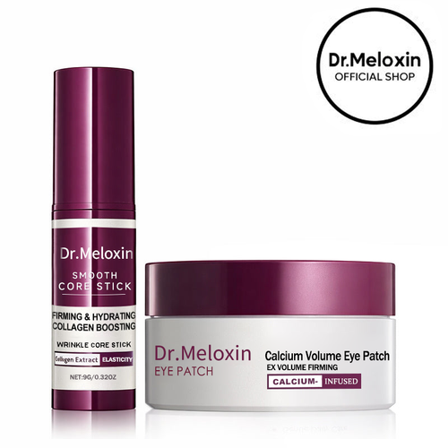 🌹[Dr.Meloxin Official] Collagen Lift Eye Balm Stick + Eye Patch Set