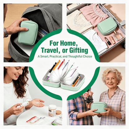 🥳2026 HOT SALE💞UP TO 50% OFF!!💊 A8 Waterproof 14 Color-cc Organizer – Portable Binder-Style Weekly Travel Medicine Storage Case for Pills, Vitamins & Supplements