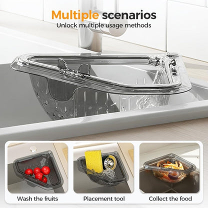 🧺🔄Magnetic Sink Drain Basket🖐️ No-Touch Sink Strainer – Press, tip & keep your hands clean. 🧲 Magnetic, 📐 space-saving & 🧺 mess-free.