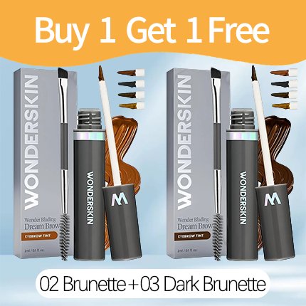💜Wonderskin WONDER BLADING Dream Brow Gel Serum – Waterproof, Volumising, Buildable Colour & Brow-Boosting Care for Fuller, Healthier Brows Makeup
