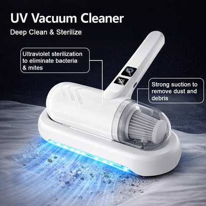 60%off🎉Flash Sale(🚀50%OFF)⚡50K+ SOLD!💝Bed vacuum cleaner with UV-C light – beating, vacuuming, and UV sterilization all in one!💥 (Copy)