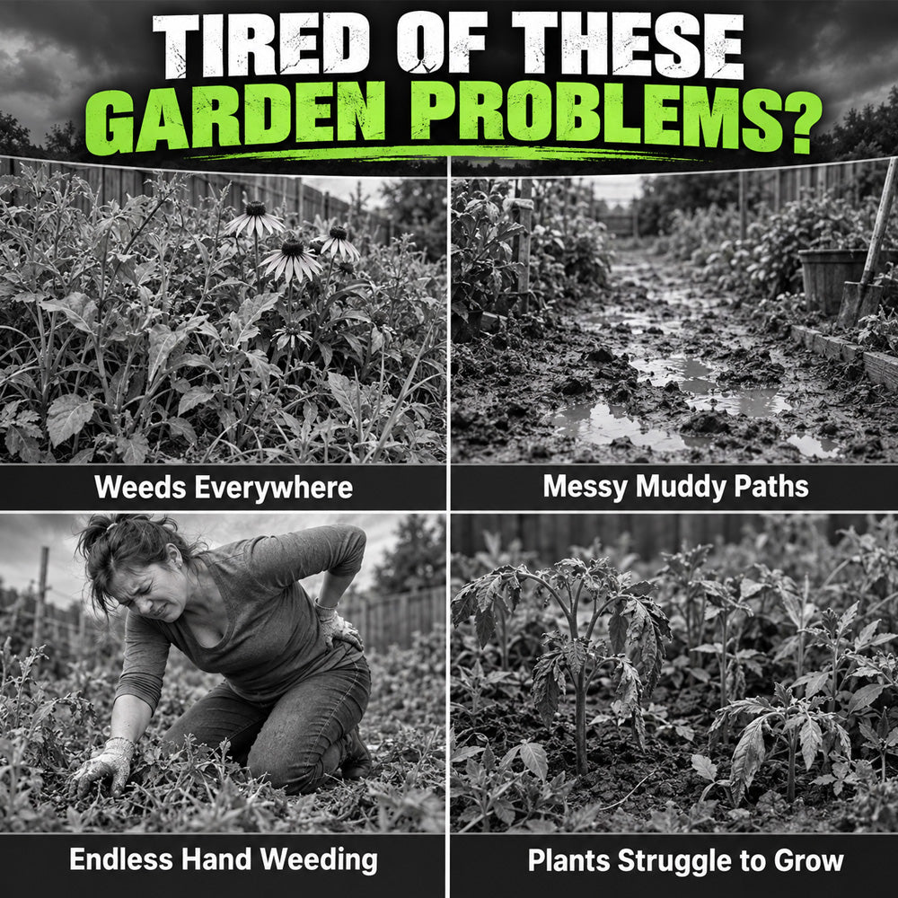 🌿 50% OFF NOW! 🧵 Weed Control Fabric – Blocks Sunlight, Breathable & Perfect for Garden Beds & Pathways 📉