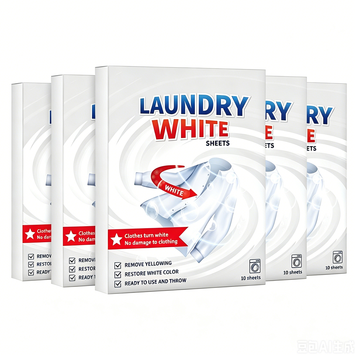 🤍Deep Cleaning Laundry Whitening Sheets🌿